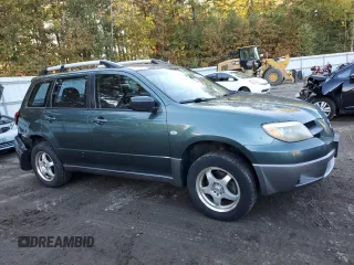 2006 Mitsubishi Outlander LS with VIN JA4LX31F66U014185, listed as a Copart auction lot 76593874 with 197,182 mi miles and Salvage Title. Bid and sale history available at carsss.com. Image 4.