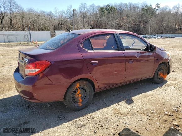 2017 Mitsubishi Mirage G4 ES with VIN ML32F3FJ0HHF07217, listed as a Copart auction lot 46331185 with 105,844 mi miles and Salvage Title. Bid and sale history available at carsss.com. Image 3.