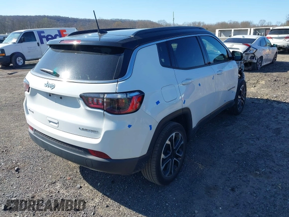 2023 Jeep Compass Limited with VIN 3C4NJDCN8PT534989, listed as a IAAI auction lot 42061842 with 19,031 mi miles and . Bid and sale history available at DreamBid. Image 4.