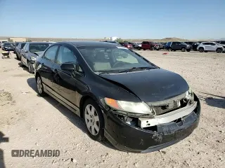2008 Honda Civic LX z VIN 1HGFA16588L075606, wystawiony jako Copart lot #55765845 z przebiegiem 201 896 mil mil oraz Szkoda całkowita • Salvage title. Historia ofert i sprzedaży dostępna na DreamBid. Obrazek 13.