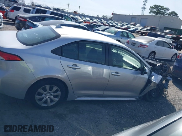 2020 Toyota Corolla LE with VIN JTDEPRAE1LJ005304, listed as a IAAI auction lot 41752750 with 51,929 mi miles. Bid and sale history available at carsss.com. Image 13.