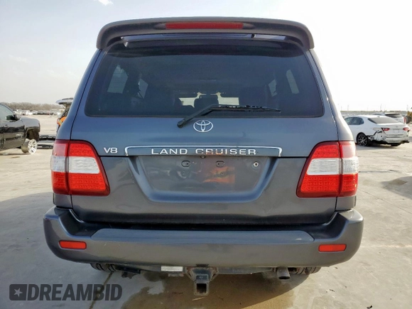 2006 Toyota Land Cruiser z VIN JTEHT05JX62090519, wystawiony jako Copart lot #48316775 z przebiegiem 144 244 mil mil oraz Czysty tytuł • Clean title. Historia ofert i sprzedaży dostępna na DreamBid. Obrazek 6.