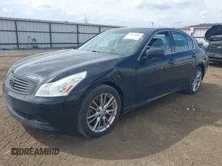 2007 Infiniti G35 Sedan Journey with VIN JNKBV61E47M708504, listed as a IAAI auction lot 42075608 with 185,868 mi miles. Bid and sale history available at carsss.com. Image 2.