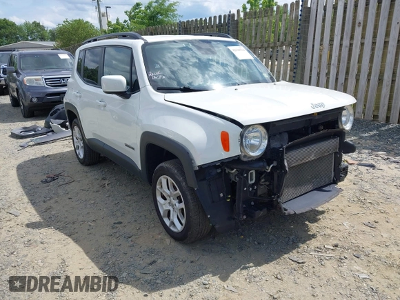 2018 Jeep Renegade Latitude with VIN ZACCJBBB8JPJ05253, listed as a IAAI auction lot 42129514 with 98,850 mi miles and . Bid and sale history available at DreamBid. Image 1.