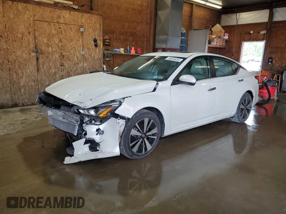 2022 Nissan Altima SV z VIN 1N4BL4DV4NN335565, wystawiony jako Copart lot #56685655 z przebiegiem 34 693 mil mil oraz Szkoda całkowita • Salvage title. Historia ofert i sprzedaży dostępna na DreamBid. Obrazek 1.
