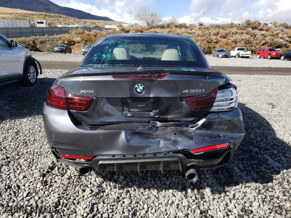 2016 BMW 4 Series 435i xDrive with VIN WBA3T7C59G5A38196, listed as a Copart auction lot 76513064 with 88,006 mi miles and Salvage Title. Bid and sale history available at carsss.com. Image 6.