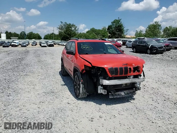 2021 Jeep Cherokee 80th Anniversary with VIN 1C4PJMMN4MD142410, listed as a Copart auction lot 62061165 with 81,453 mi miles and Salvage title. Bid and sale history available at DreamBid. Image 15.