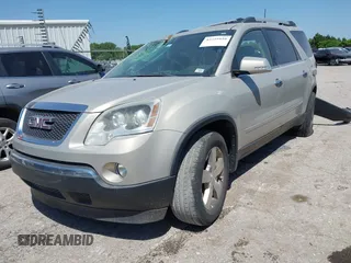 2010 GMC Acadia SLT1 with VIN 1GKLRMEDXAJ195059, listed as a IAAI auction lot 42255816 with Not provided miles and . Bid and sale history available at DreamBid. Image 2.