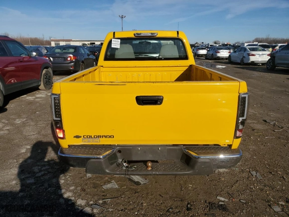 2007 Chevrolet Colorado Work Truck with VIN 1GCCS149978208993, listed as a Copart auction lot 84844844 with 232,982 mi miles and Clean Title. Bid and sale history available at carsss.com. Image 6.