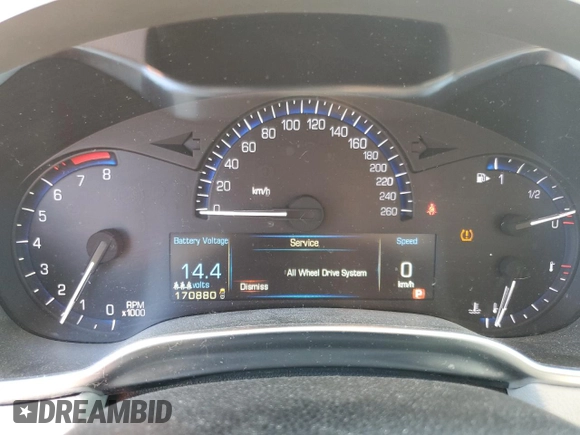 2013 Cadillac SRX Premium Collection with VIN 3GYFNJE31DS555908, listed as a Copart auction lot 58870495 with 170,880 mi miles and Clean title. Bid and sale history available at DreamBid. Image 9.