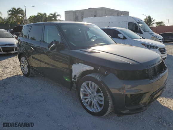 2018 Land Rover Range Rover Sport Autobiography with VIN SALWV2RE6JA804202, listed as a Copart auction lot 87757345 with 41,281 mi miles and Salvage Title. Bid and sale history available at carsss.com. Image 4.