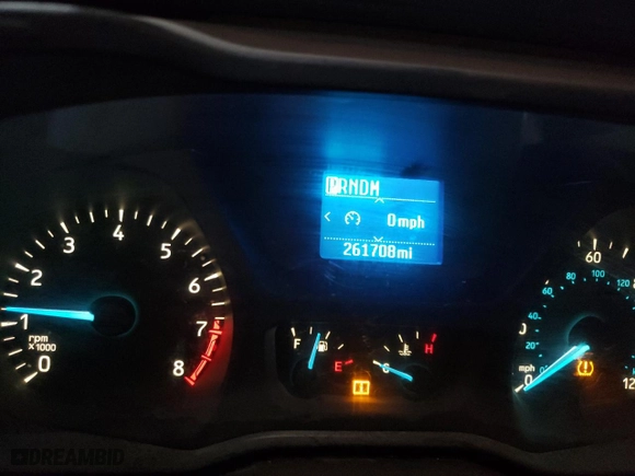 2017 Ford Transit Van with VIN 1FTYR2XMXHKA69906, listed as a Copart auction lot 85126754 with 261,708 mi miles and Salvage Title. Bid and sale history available at carsss.com. Image 9.