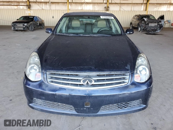 2006 Infiniti G35 with VIN JNKCV51E56M508065, listed as a Copart auction lot 77282444 with 180,041 mi miles and Clean Title. Bid and sale history available at DreamBid. Image 5.