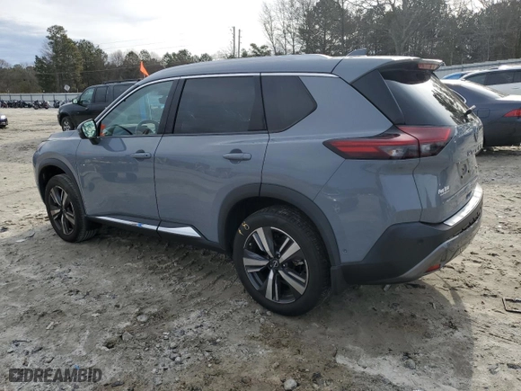 2022 Nissan Rogue SL with VIN 5N1BT3CA4NC719517, listed as a Copart auction lot 43254765 with 15,381 mi miles and Salvage Title. Bid and sale history available at carsss.com. Image 2.