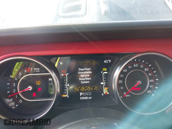 2020 Jeep Wrangler Unlimited Rubicon с VIN 1C4HJXFN7LW176069, выставлен на аукционе IAAI как лот 41575766 с пробегом 57 830 миль миль и . История ставок и продаж доступна на DreamBid. Изображение 7.