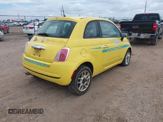 2013 FIAT 500 Pop z VIN 3C3CFFAR8DT546117, wystawiony jako IAAI lot #42233094 z przebiegiem 177 530 mil mil oraz . Historia ofert i sprzedaży dostępna na DreamBid. Obrazek 4.