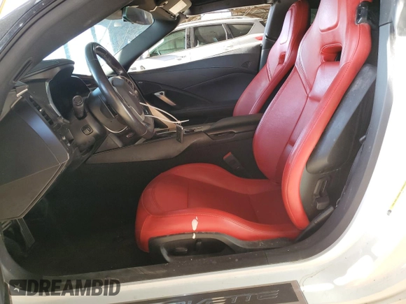 2019 Chevrolet Corvette 1LT with VIN 1G1YB2D75K5100805, listed as a Copart auction lot 51182435 with 59,512 mi miles and Salvage title. Bid and sale history available at DreamBid. Image 7.