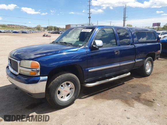 2002 GMC Sierra 1500 SLE z VIN 2GTEK19T721209455, wystawiony jako Copart lot #54008015 z przebiegiem 195 431 mil mil oraz Szkoda całkowita • Salvage title. Historia ofert i sprzedaży dostępna na DreamBid. Obrazek 1.