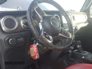 2020 Jeep Wrangler Unlimited Sahara with VIN 1C4HJXEN6LW113725, listed as a IAAI auction lot 41399766 with 87,583 mi miles. Bid and sale history available at carsss.com. Image 11.