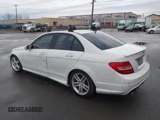 2012 Mercedes-Benz C-Class C 300 Sport with VIN WDDGF8BB9CA600997, listed as a IAAI auction lot 42026294 with 230,485 mi miles. Bid and sale history available at carsss.com. Image 3.