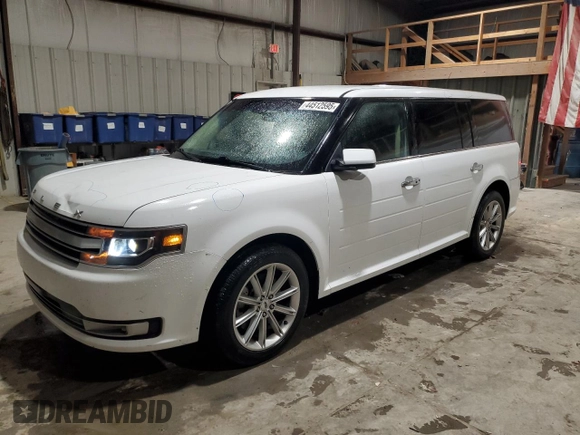 2019 Ford Flex Limited with VIN 2FMGK5D84KBA30069, listed as a Copart auction lot 44512595 with 106,160 mi miles and Salvage Title. Bid and sale history available at carsss.com. Image 1.