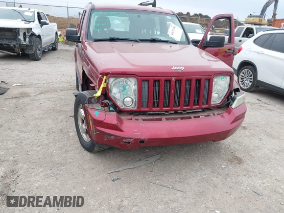 2012 Jeep Liberty Sport Latitude with VIN 1C4PJMAK6CW203124, listed as a IAAI auction lot 41631786 with 148,025 mi miles and . Bid and sale history available at carsss.com. Image 6.