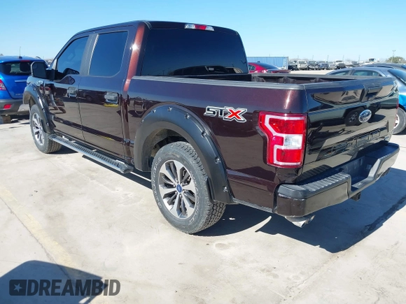 2019 Ford F-150 XL with VIN 1FTEW1CP3KKC76120, listed as a IAAI auction lot 41650089 with 161,801 mi miles and . Bid and sale history available at carsss.com. Image 3.