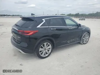 2020 Infiniti QX50 AUTOGRAPH with VIN 3PCAJ5M13LF112119, listed as a Copart auction lot 50405495 with 15,666 mi miles and Salvage Title. Bid and sale history available at carsss.com. Image 3.