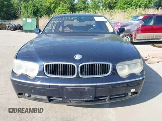 2005 BMW 7 Series 745Li with VIN WBAGN63515DS58163, listed as a IAAI auction lot 42133398 with 108,877 mi miles and . Bid and sale history available at DreamBid. Image 13.