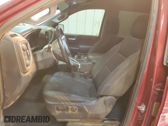 2021 Chevrolet Silverado 1500 LT with VIN 3GCUYDEDXMG144556, listed as a Copart auction lot 49736605 with 34,418 mi miles and Salvage Title. Bid and sale history available at DreamBid. Image 7.