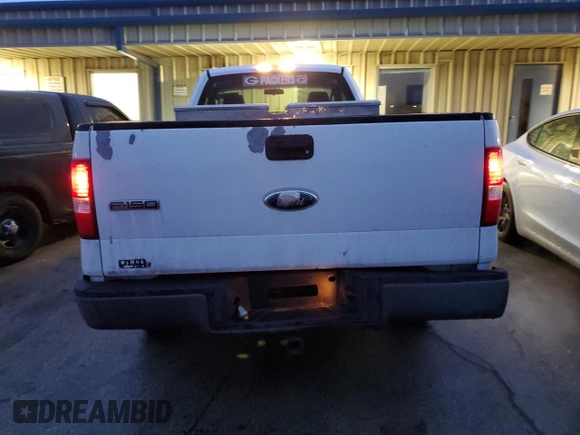 2007 Ford F-150 XL with VIN 1FTRF14VX7KB40508, listed as a Copart auction lot 86627524 with 143,868 mi miles and Clean title. Bid and sale history available at DreamBid. Image 6.