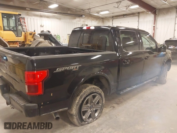 2020 Ford F-150 XL with VIN 1FTEW1E56LKF25622, listed as a IAAI auction lot 41773855 with 55,044 mi miles and . Bid and sale history available at DreamBid. Image 4.