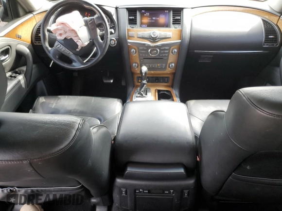 2012 Infiniti QX56 7-passenger z VIN JN8AZ2NE6C9020963, wystawiony jako Copart lot #58392675 z przebiegiem 256 752 mil mil oraz Szkoda całkowita • Salvage title. Historia ofert i sprzedaży dostępna na DreamBid. Obrazek 8.