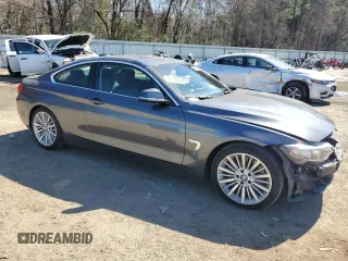 2014 BMW 4 Series 435i with VIN WBA3R1C55EF729211, listed as a Copart auction lot 46887555 with 71,477 mi miles and Salvage Title. Bid and sale history available at carsss.com. Image 4.