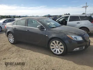 2011 Buick Regal CXL Turbo TO7 with VIN W04G15GV3B1055592, listed as a Copart auction lot 52975465 with 129,036 mi miles and Clean Title. Bid and sale history available at carsss.com. Image 4.