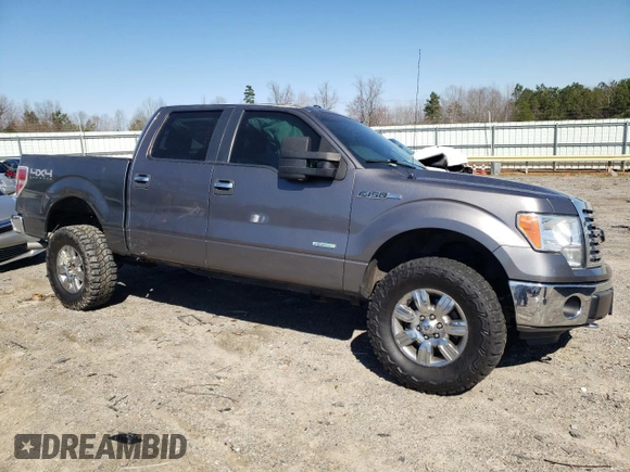 2011 Ford F-150 XLT with VIN 1FTFW1ET9BFC88005, listed as a Copart auction lot 49379465 with 154,459 mi miles and Salvage Title. Bid and sale history available at carsss.com. Image 4.