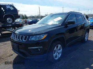 2020 Jeep Compass Latitude with VIN 3C4NJDBB6LT219710, listed as a IAAI auction lot 41907981 with 41,256 mi miles. Bid and sale history available at carsss.com. Image 17.