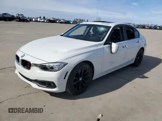 2016 BMW 3 Series 320i with VIN WBA8E1G52GNU10255, listed as a Copart auction lot 46000085 with 83,988 mi miles and Salvage Title. Bid and sale history available at carsss.com. Image 1.