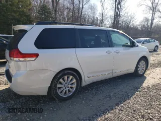 2011 Toyota Sienna XLE with VIN 5TDDK3DC5BS028703, listed as a Copart auction lot 49466845 with 108,800 mi miles and Salvage Title. Bid and sale history available at carsss.com. Image 3.