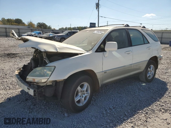 2002 Lexus RX 300 with VIN JTJGF10U220121425, listed as a Copart auction lot 77484364 with 282,394 mi miles and Salvage Title. Bid and sale history available at carsss.com. Image 1.