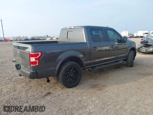 2020 Ford F-150 XL with VIN 1FTEW1CP8LKF15775, listed as a IAAI auction lot 41654867 with 74,806 mi miles. Bid and sale history available at carsss.com. Image 4.