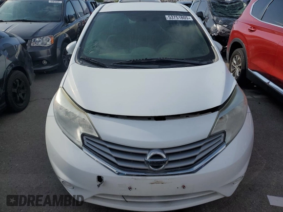 2015 Nissan Note SR with VIN 3N1CE2CPXFL411469, listed as a Copart auction lot 53751805 with 64,144 mi miles and Salvage title. Bid and sale history available at DreamBid. Image 5.