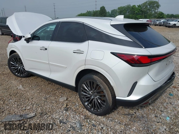 2024 Lexus RX 350h z VIN 2T2BBMCA9RC025394, wystawiony jako IAAI lot #42481956 z przebiegiem 13 910 mil mil oraz . Historia ofert i sprzedaży dostępna na DreamBid. Obrazek 3.