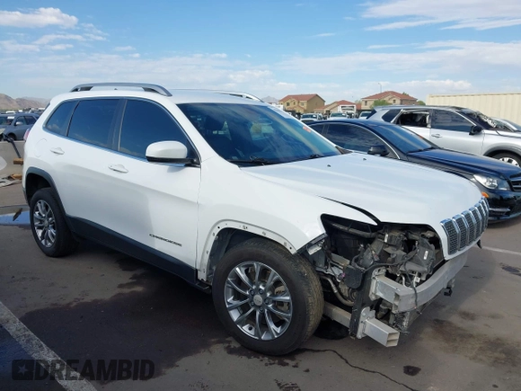 2020 Jeep Cherokee Latitude Plus with VIN 1C4PJLLB4LD634130, listed as a IAAI auction lot 42644338 with 117,774 mi miles and . Bid and sale history available at DreamBid. Image 1.