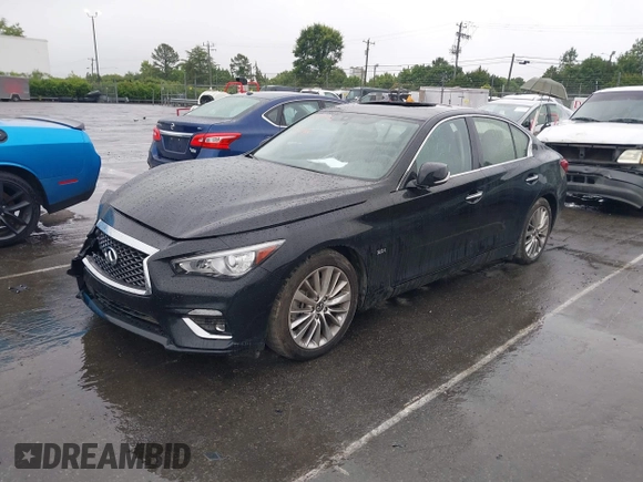 2020 Infiniti Q50 Luxe with VIN JN1EV7AP3LM207722, listed as a IAAI auction lot 42365046 with 94,738 mi miles and . Bid and sale history available at DreamBid. Image 17.