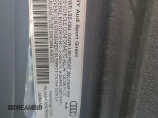 2022 Audi R8 z VIN WUAKBAFX5N7901301, wystawiony jako Copart lot #76451354 z przebiegiem Nie podano mil oraz Nie do naprawy • Non repairable. Historia ofert i sprzedaży dostępna na DreamBid. Obrazek 13.