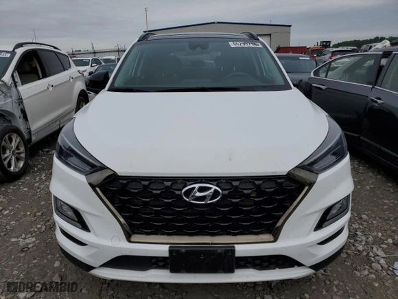 2019 Hyundai Tucson Night with VIN KM8J33AL6KU938677, listed as a Copart auction lot 66299714 with 52,071 mi miles and Salvage Title. Bid and sale history available at carsss.com. Image 5.