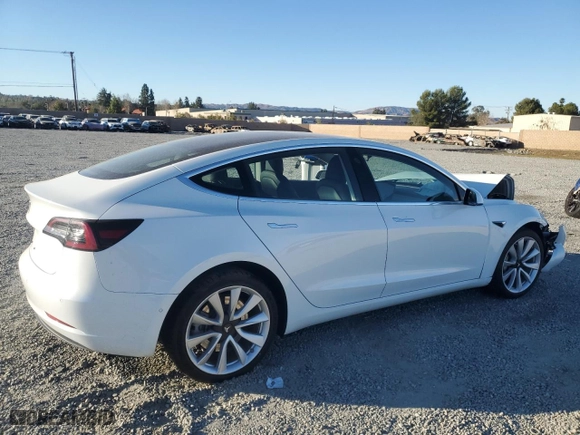 2018 Tesla Model 3 Long Range Battery with VIN 5YJ3E1EA0JF108806, listed as a Copart auction lot 88349715 with 65,546 mi miles and Salvage Title. Bid and sale history available at carsss.com. Image 3.