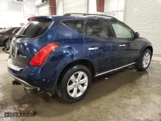 2006 Nissan Murano SL with VIN JN8AZ08W46W527956, listed as a Copart auction lot 52167915 with 190,495 mi miles and Salvage Title. Bid and sale history available at carsss.com. Image 3.