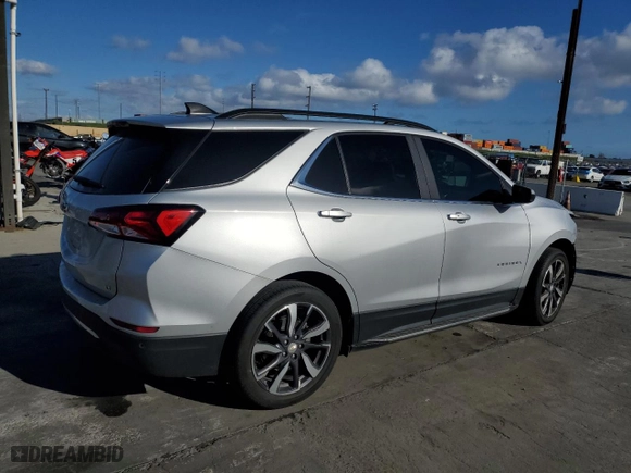 2022 Chevrolet Equinox LT with VIN 3GNAXKEV3NL234327, listed as a Copart auction lot 49132635 with 35,713 mi miles and Salvage Title. Bid and sale history available at carsss.com. Image 3.